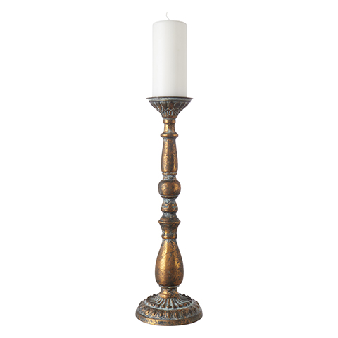 Set 3 Portacandele In Ottone Anticato – Decorativi, Per Matrimoni, Cene, Camino – Forme Coniche Eleganti