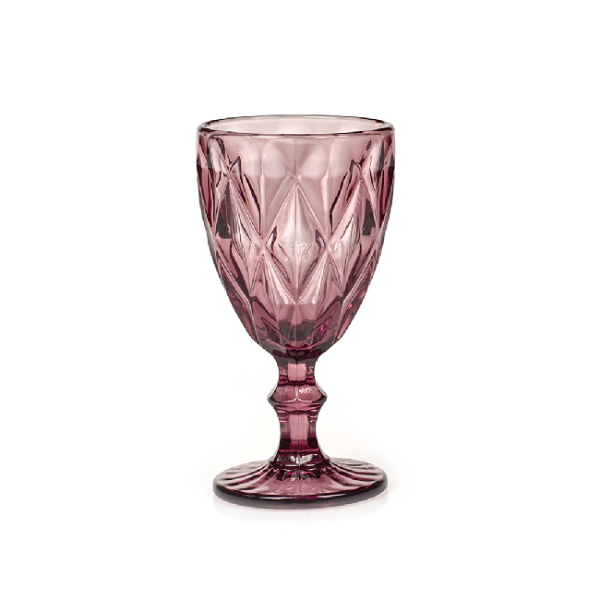 Noleggio affitto bicchiere vintage rosa matrimonio milano