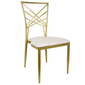 sedia royal oro bianco
