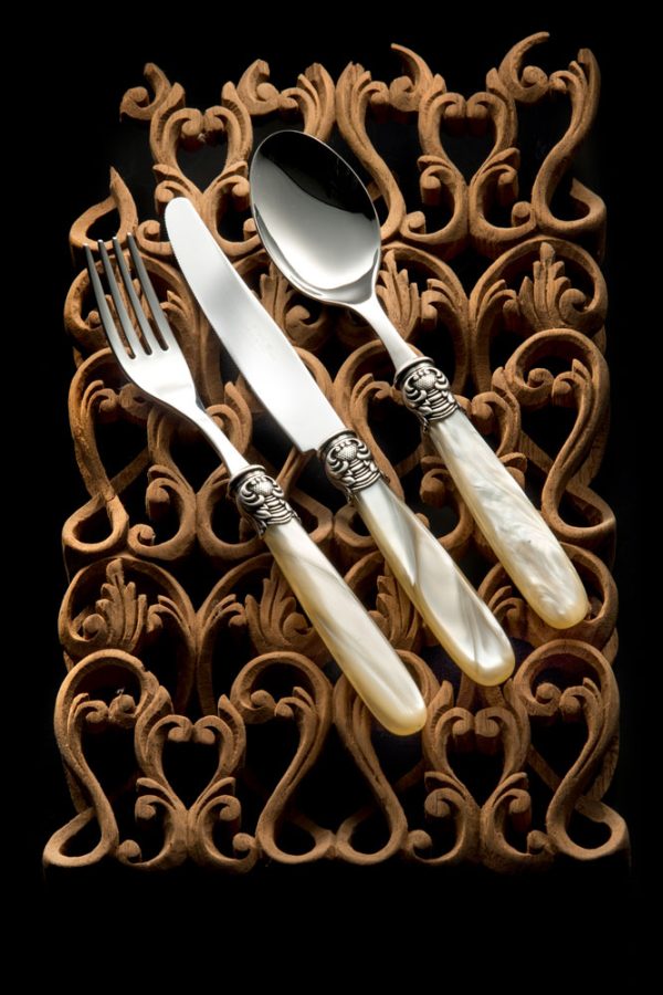 Berglander Set di forchette da tavola in oro da 12 pezzi da 20,5 cm