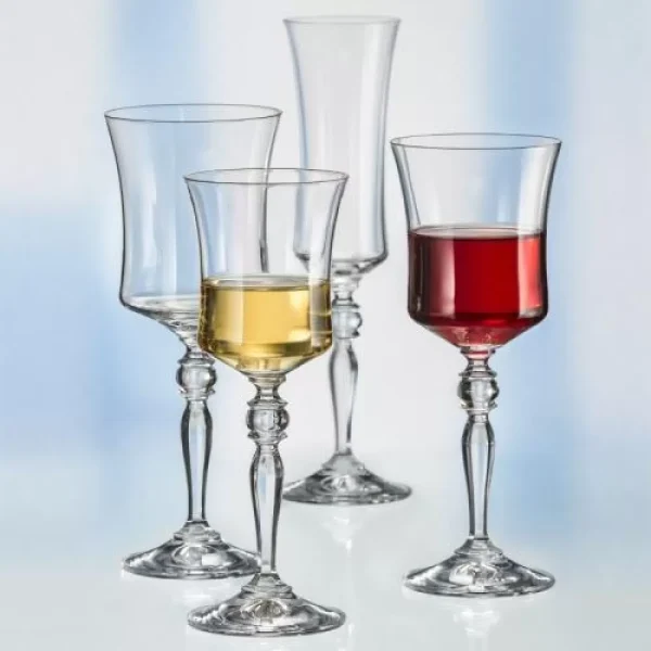 Set 6 Calici Vino Bianco Venezia 250ml - Bicchieri Eleganti Per Casa E Ristorante - Foto 6