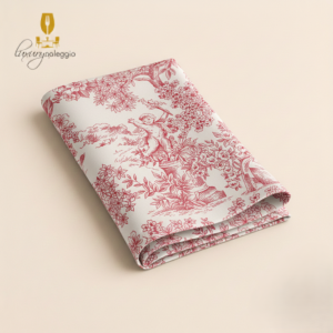 tovagliolo-toile-de-jouy-rosso-luxurynoleggio